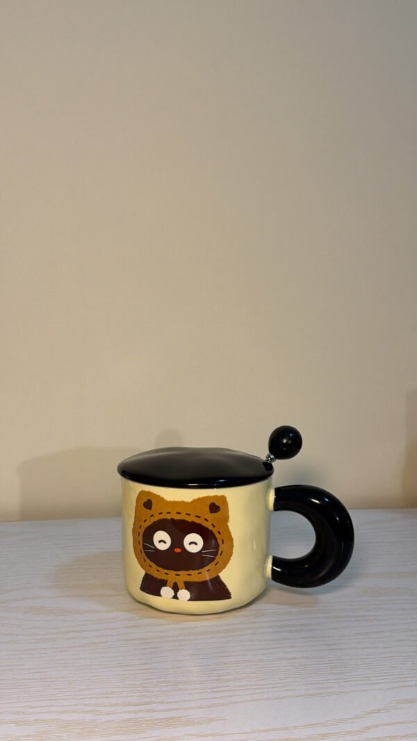 Cute cat mug set